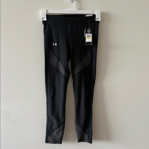 NWT Under Armour HeatGear Black Leggings Women’s Size Medium - Picture 1 of 7